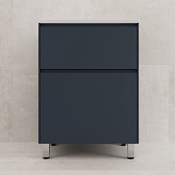 Style Line Тумба под раковину Лима 60 Plus эмаль графит матовая – фотография-4